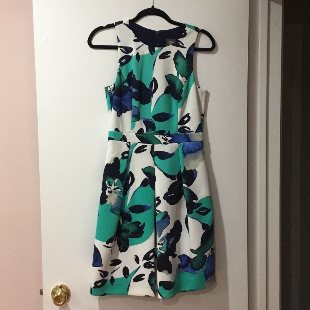 Vince Camuto Floral Midi Dress